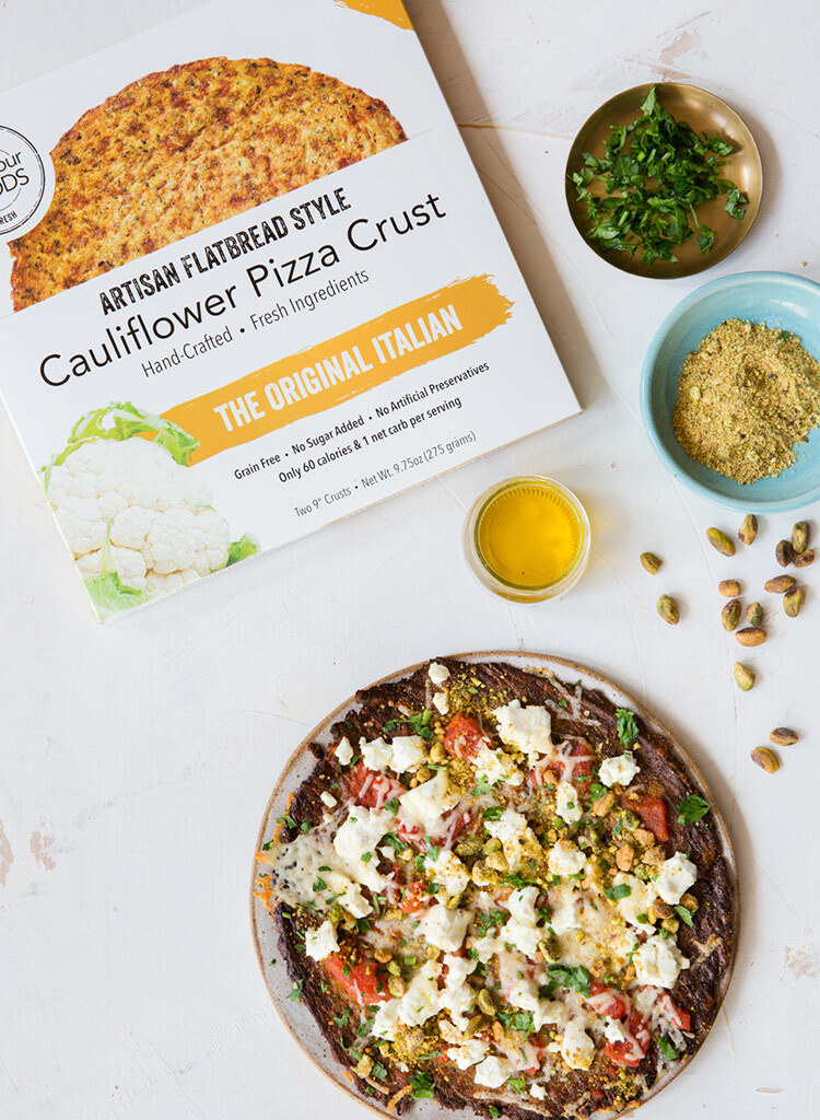 Cauliflower original italian pizza crust