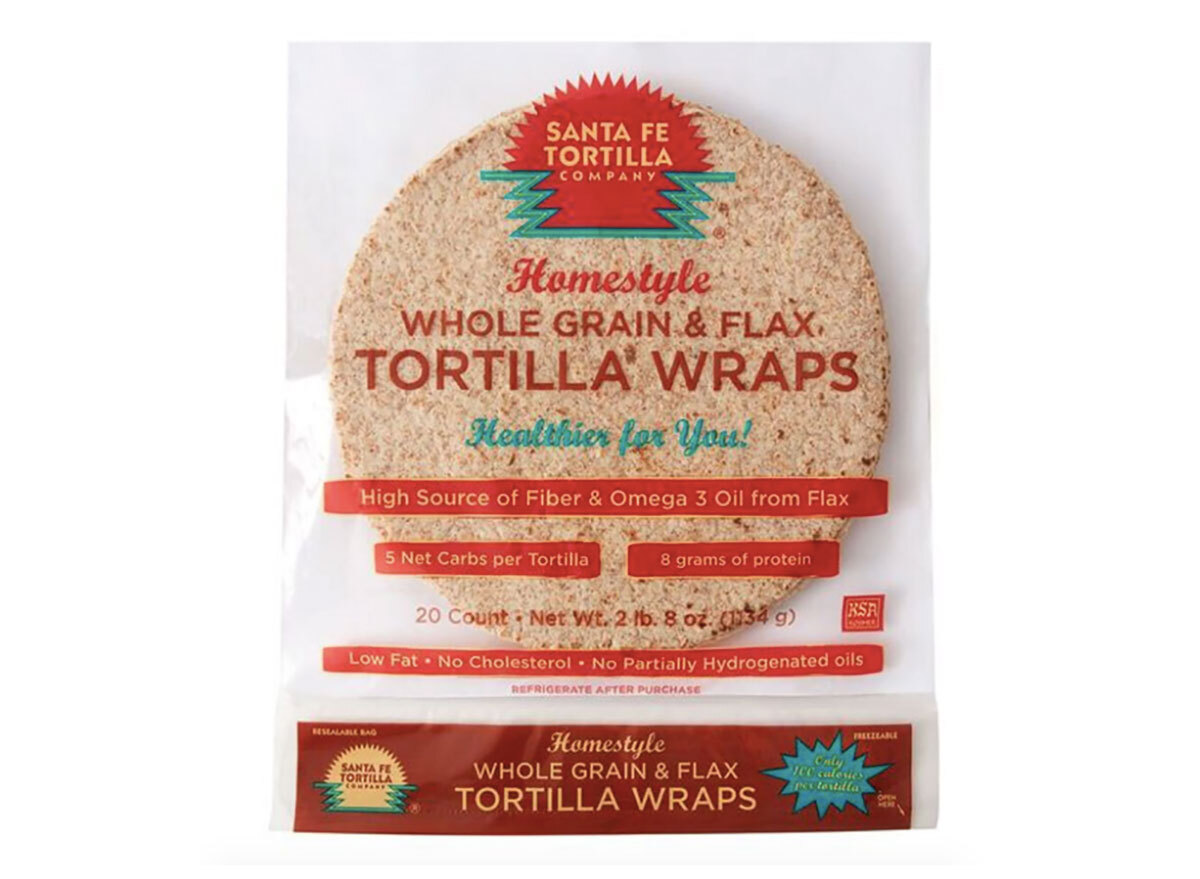 package of santa fe tortilla wraps