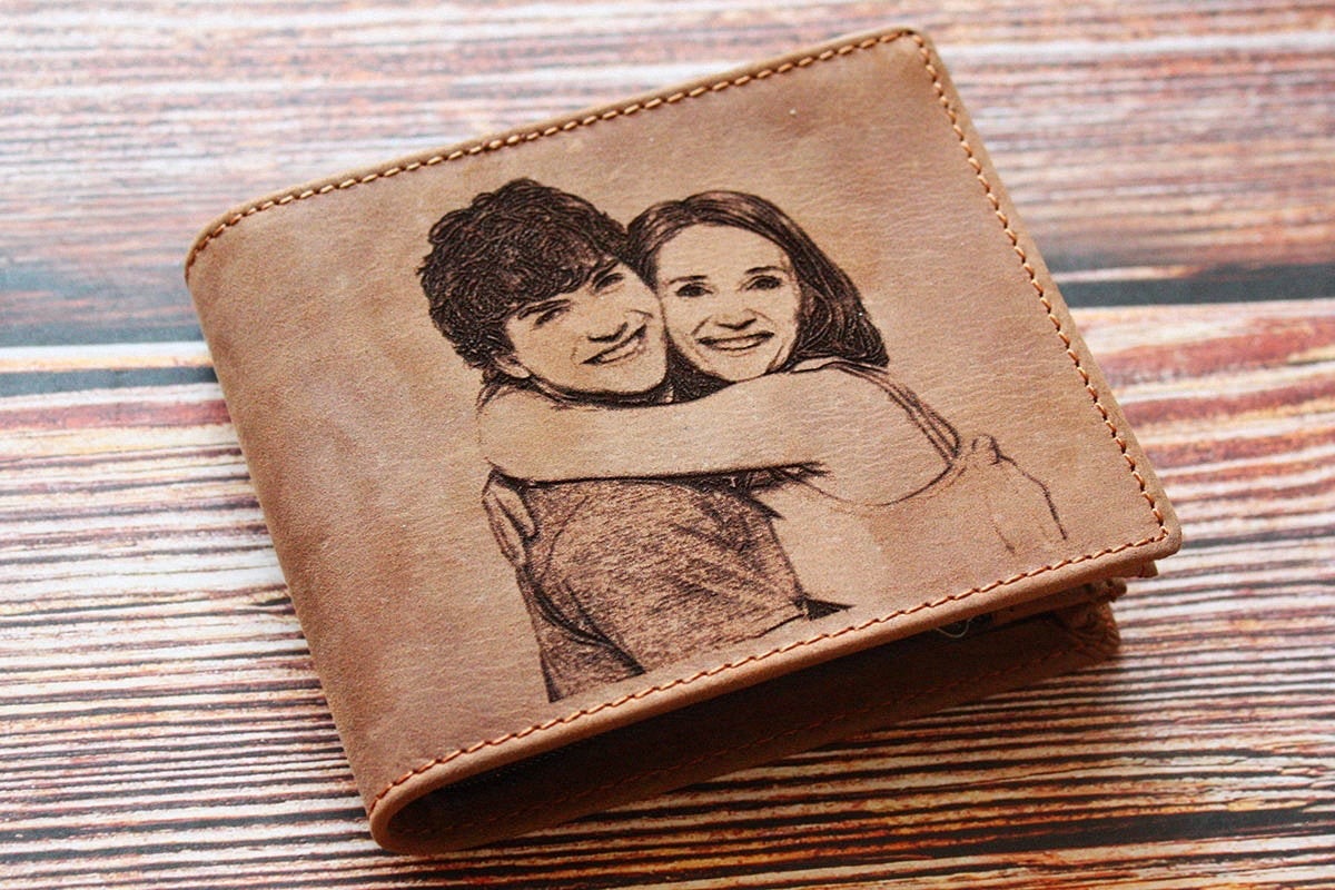 Personalized wallet with photograph on it