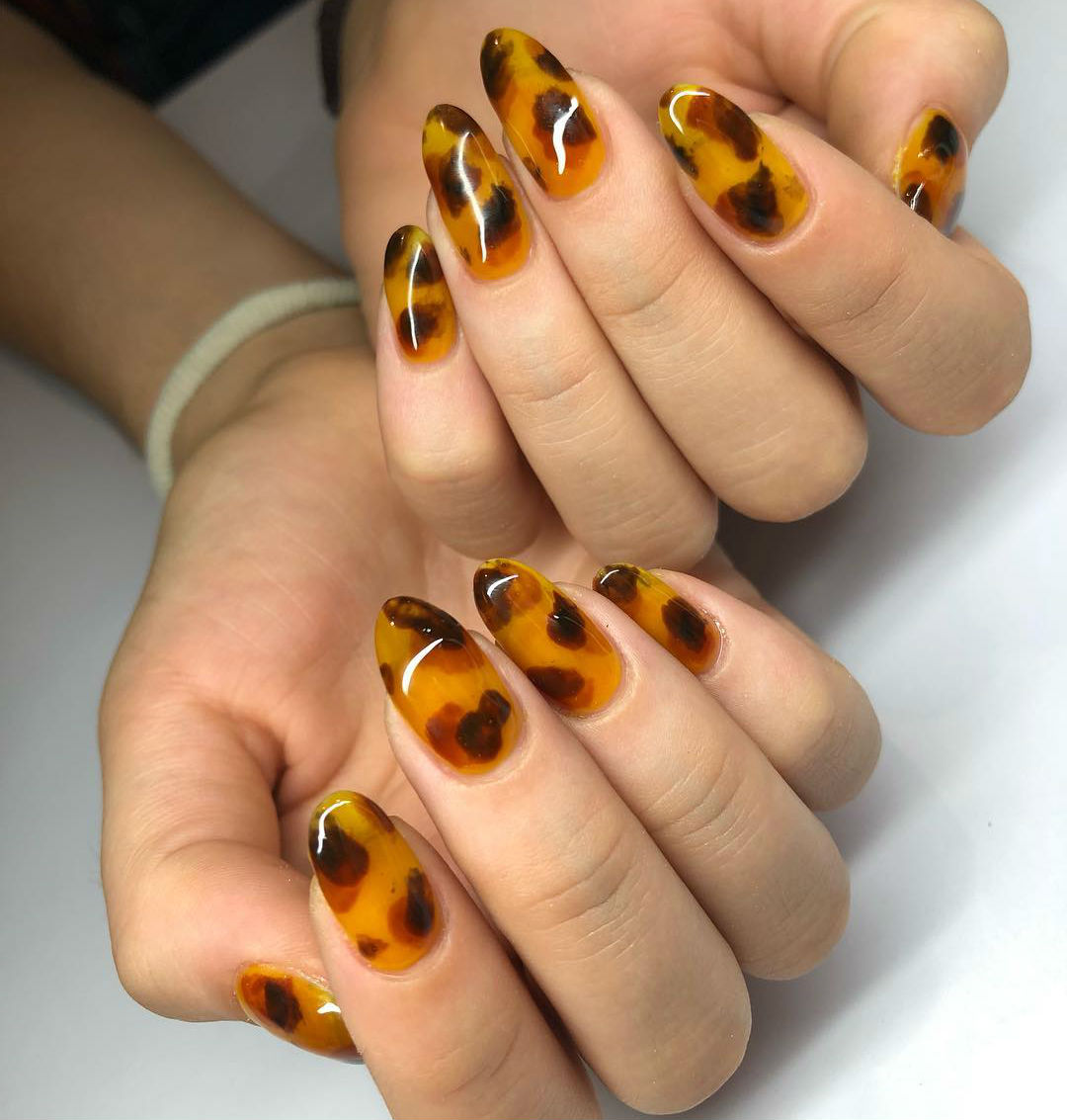 Trended back in 2013 | Tortoiseshell Nails are Autumn's Coolest Manicure Trend | Her Beauty