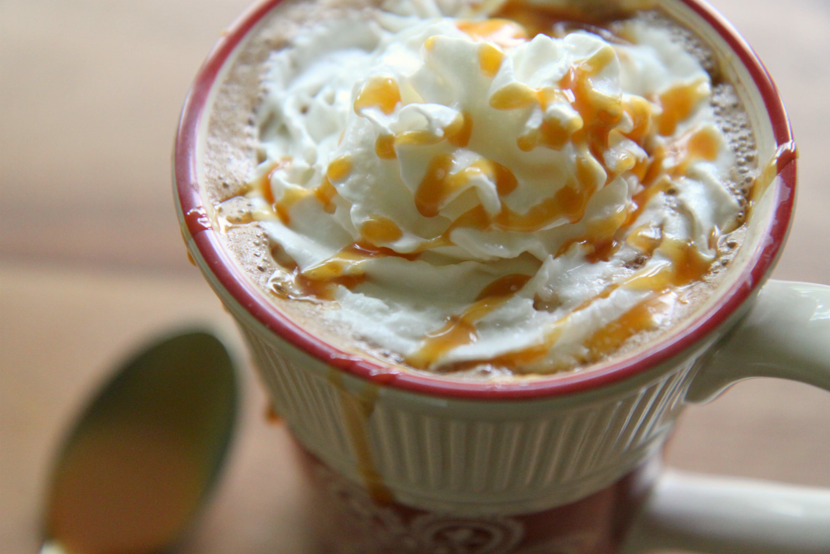 1. Homemade Salted Caramel Mocha