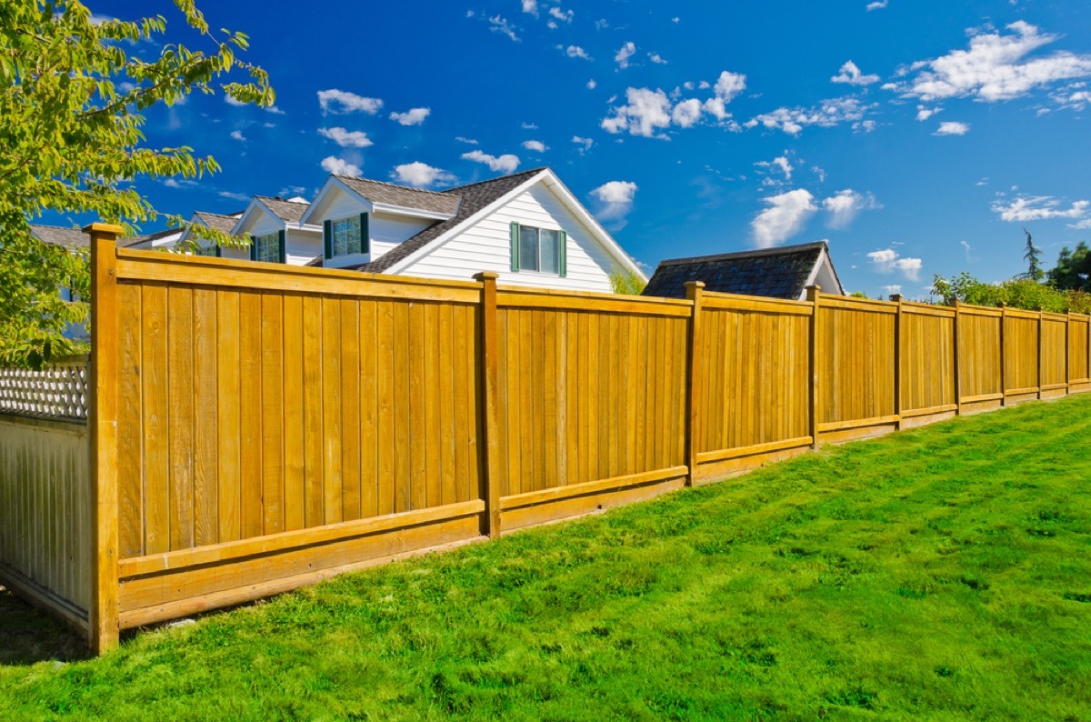 privacy fencing, backyard dangers