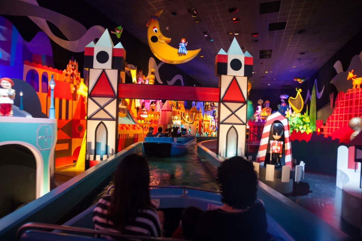 it's a small world musical boat ride in hong kong disneyland