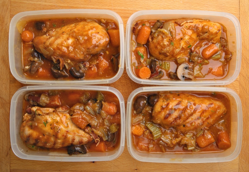 chicken in tupperware