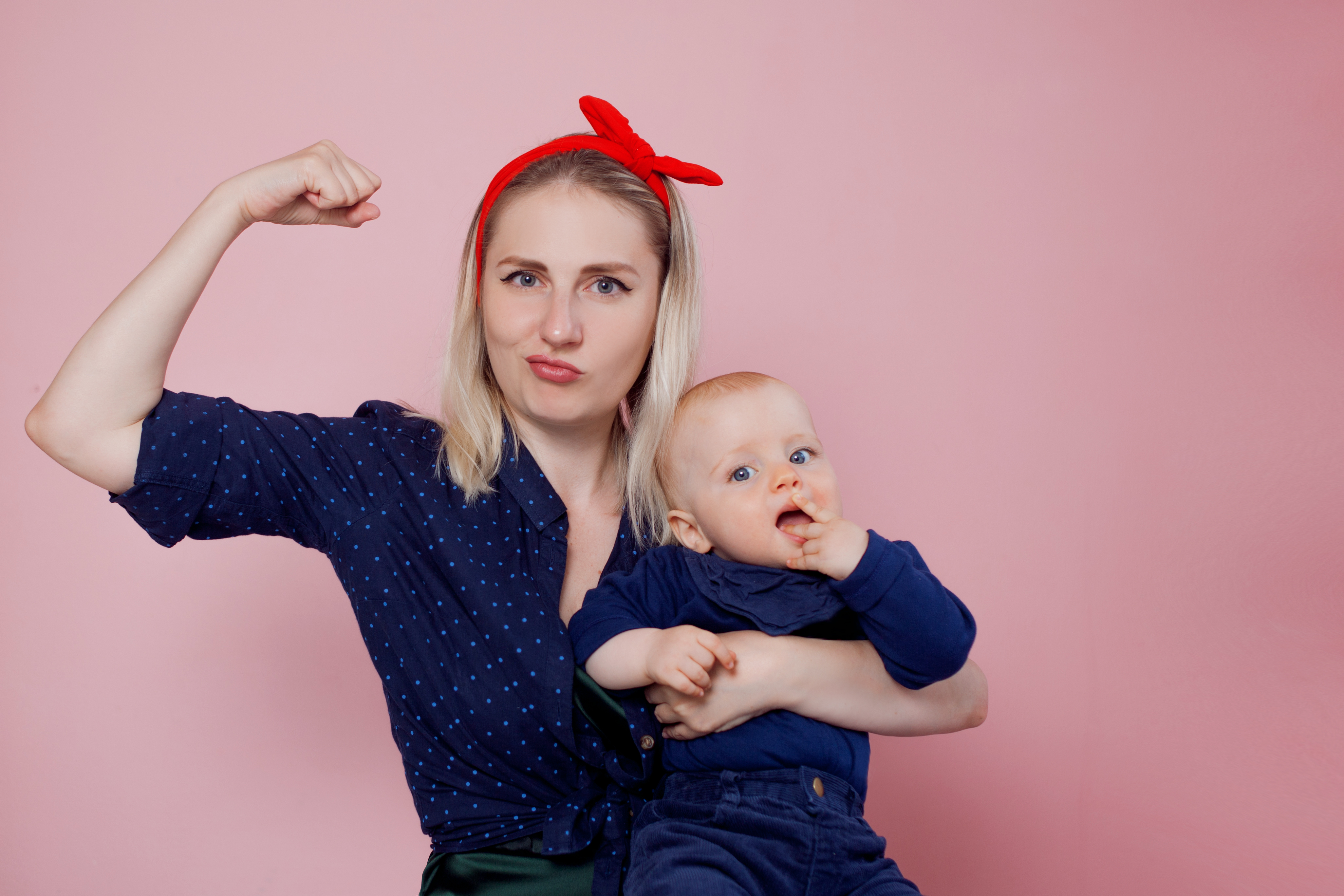 woman with baby girl in the 