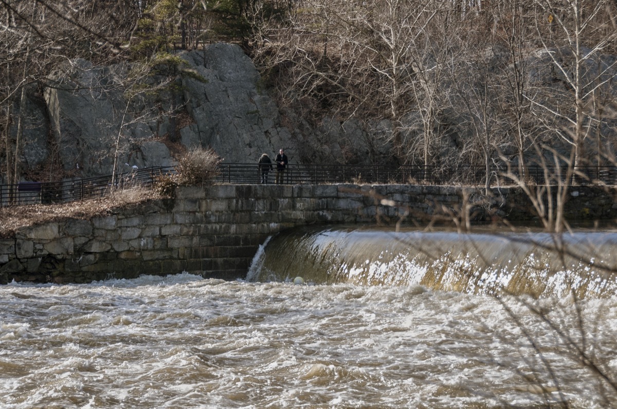 a river in Cumberland, which is near Cumberland Hill, Rhode Island