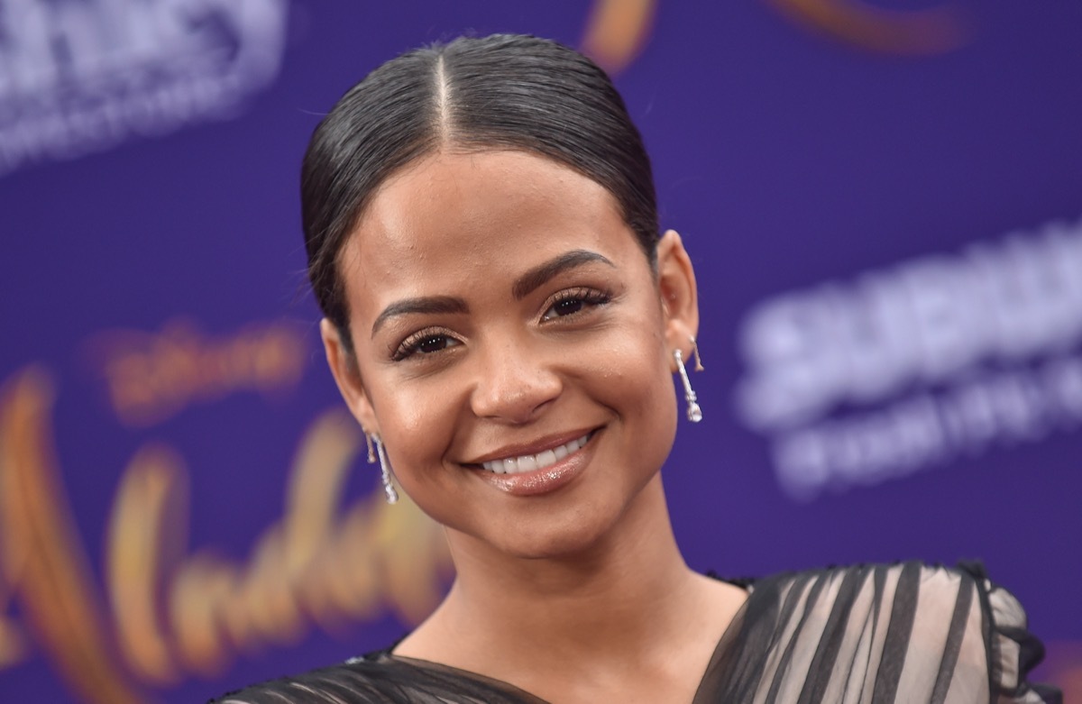 Christina Milian at the premiere of 'Aladdin' in 2019