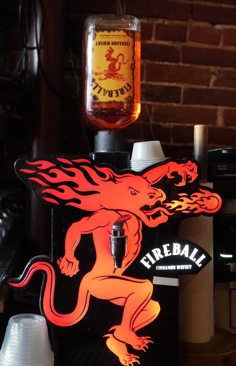 A dispenser for Fireball