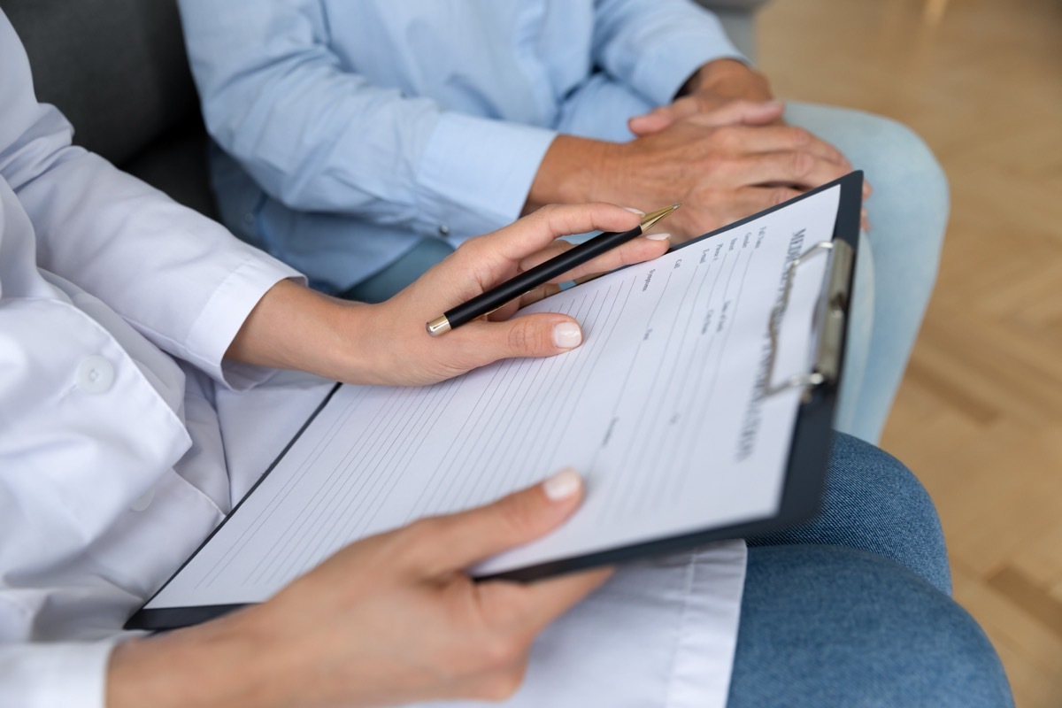 Doctor and Patient going over Treatment Plan