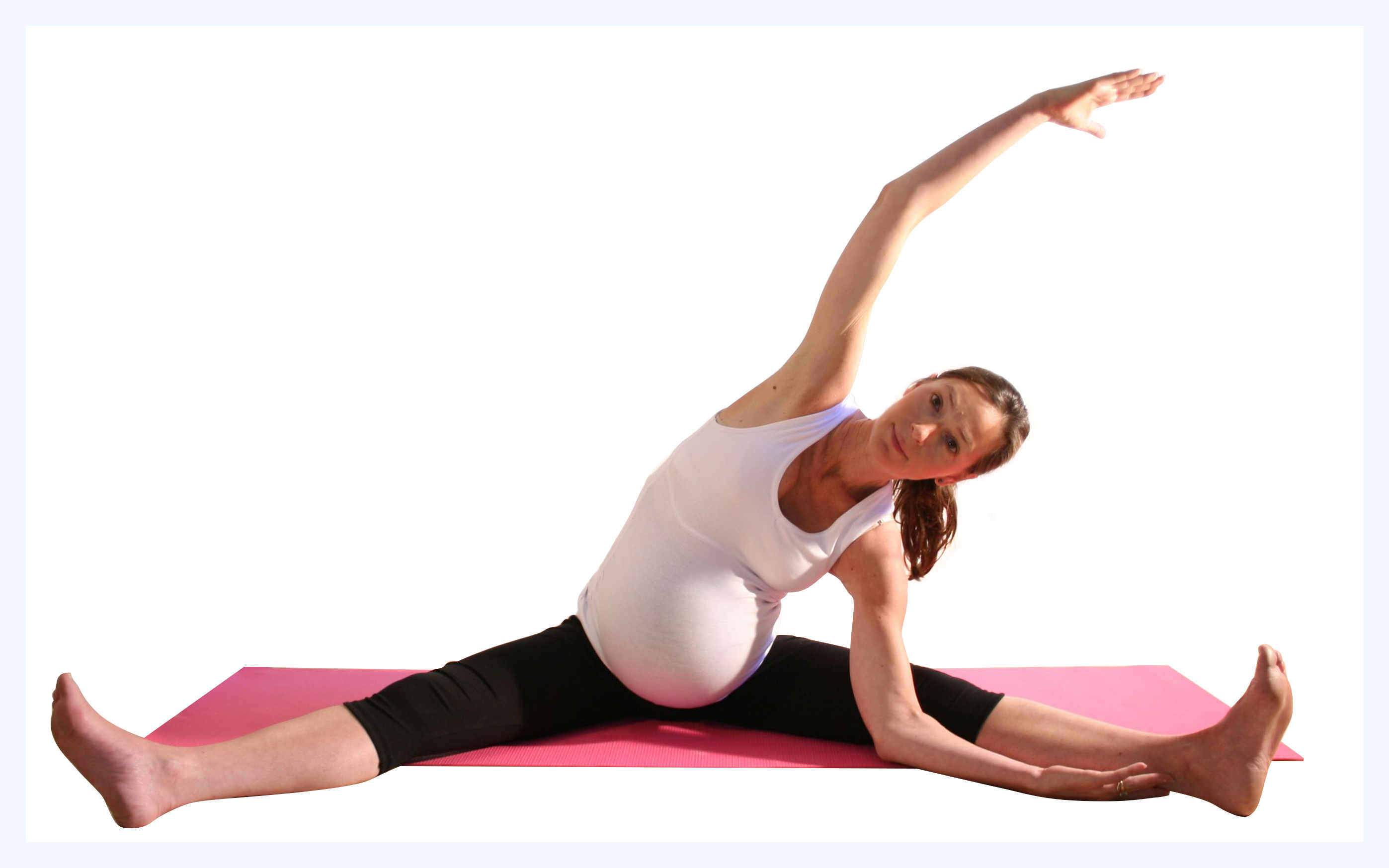 3. The Sitting Side Stretch - The Best Yoga Poses for Pregnant Women