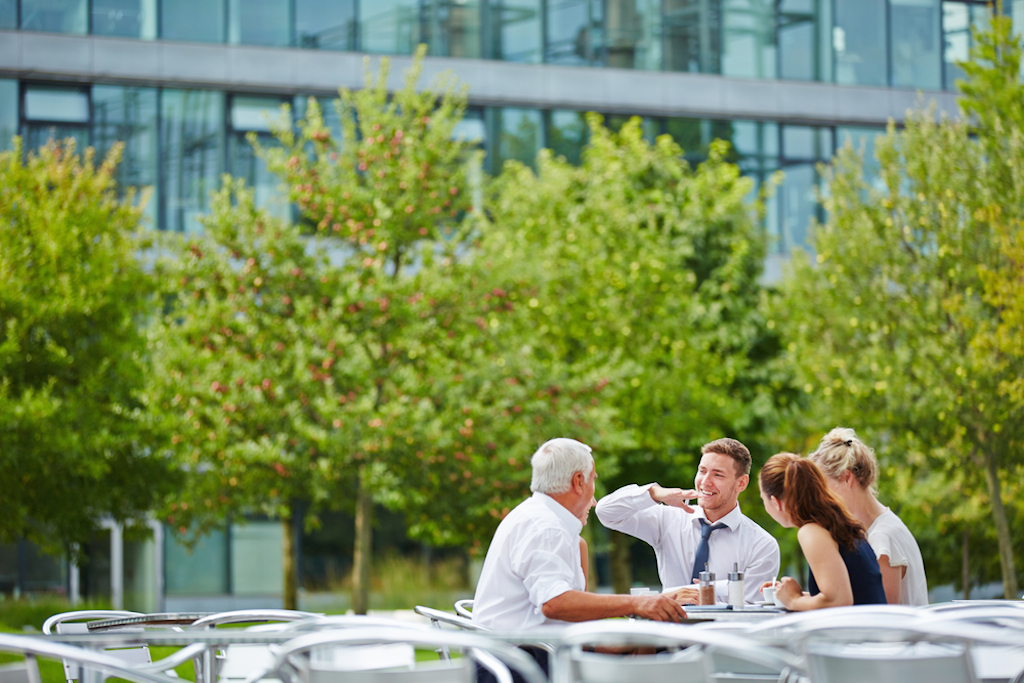 outdoor meeting