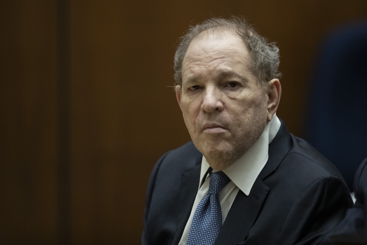 Harvey Weinstein in court in 2022