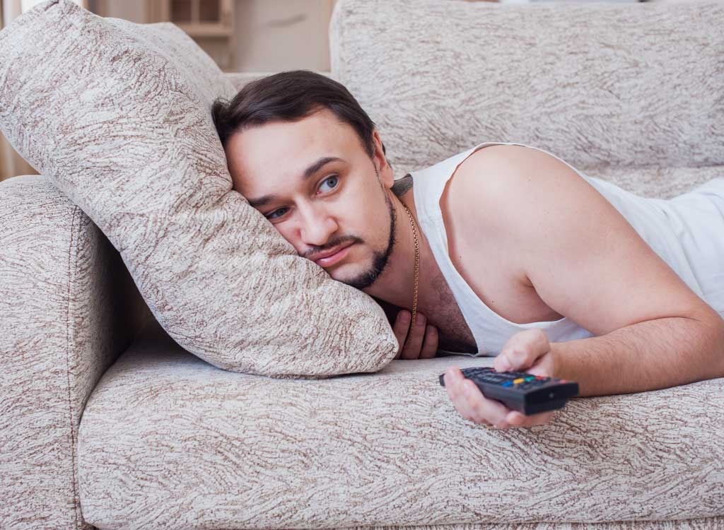 guy on couch