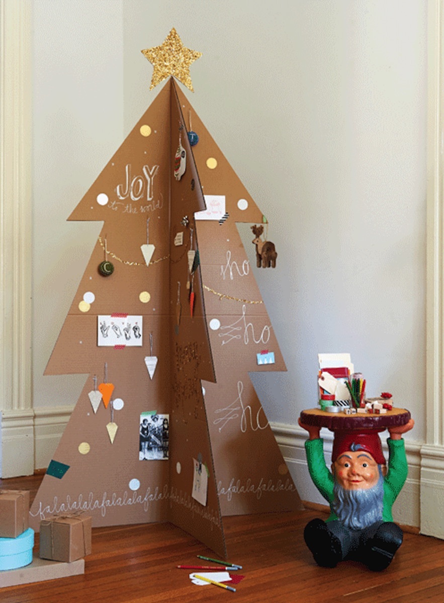 Cardboard Christmas Tree