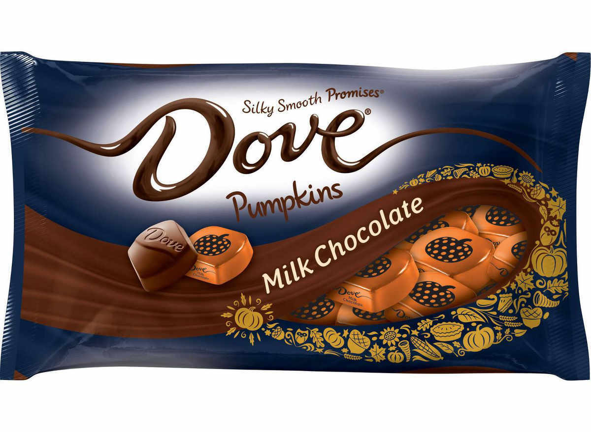 Dove milk chocolate squares