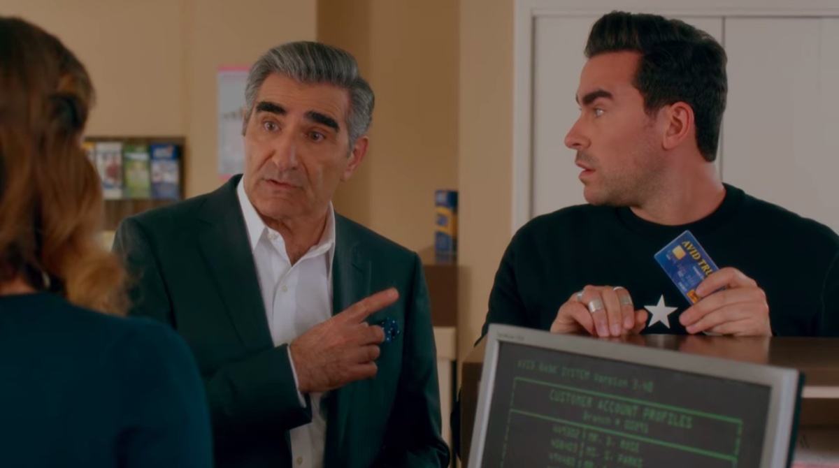 Eugene and Dan Levy on Schitt's Creek