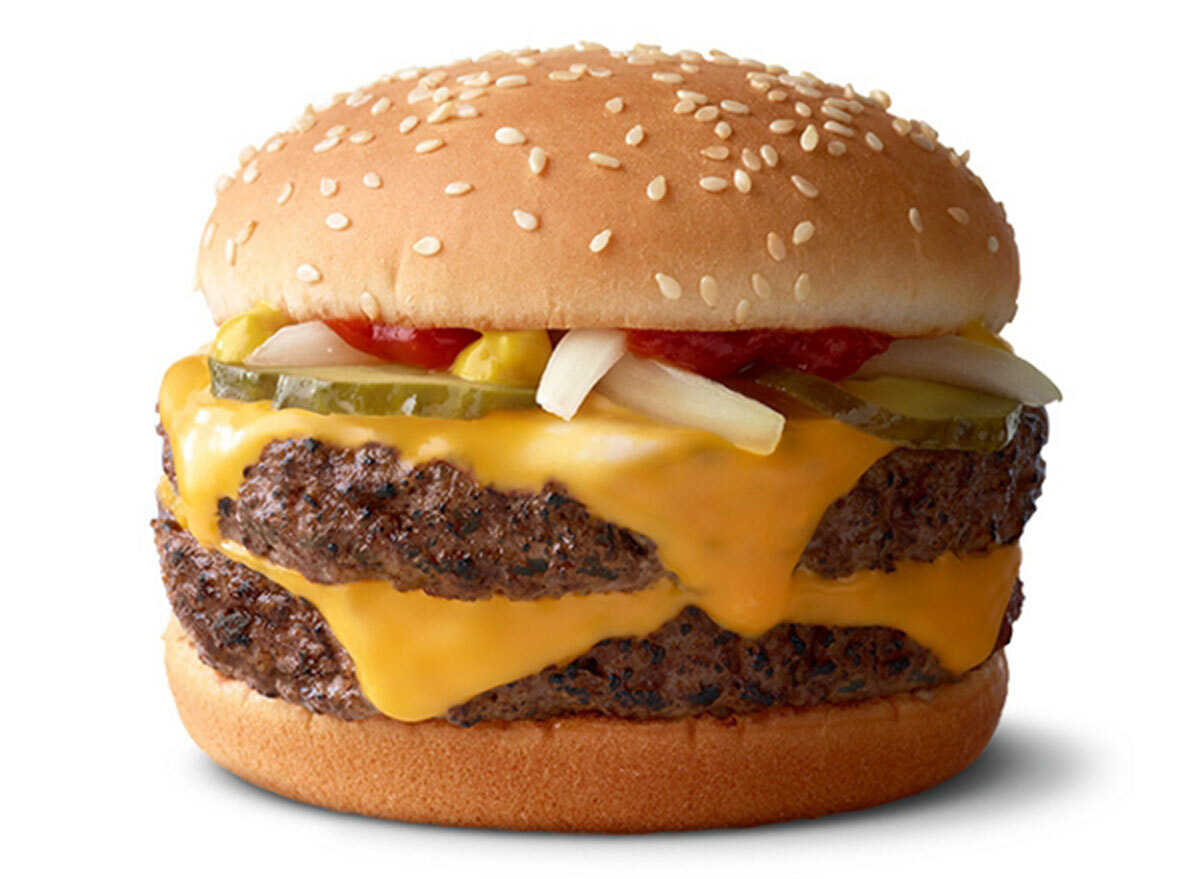 McDonalds double quarter pounder