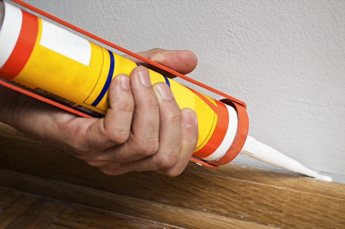 caulking wall