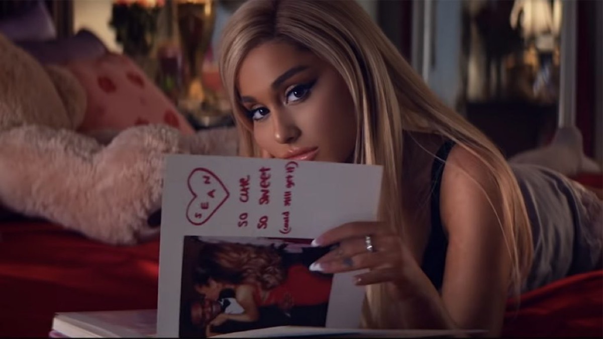 thank u next ariana grande music video still, best breakup songs