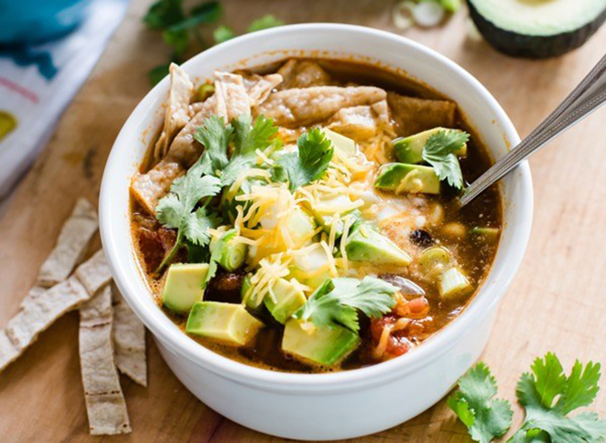 veggie tortilla soup