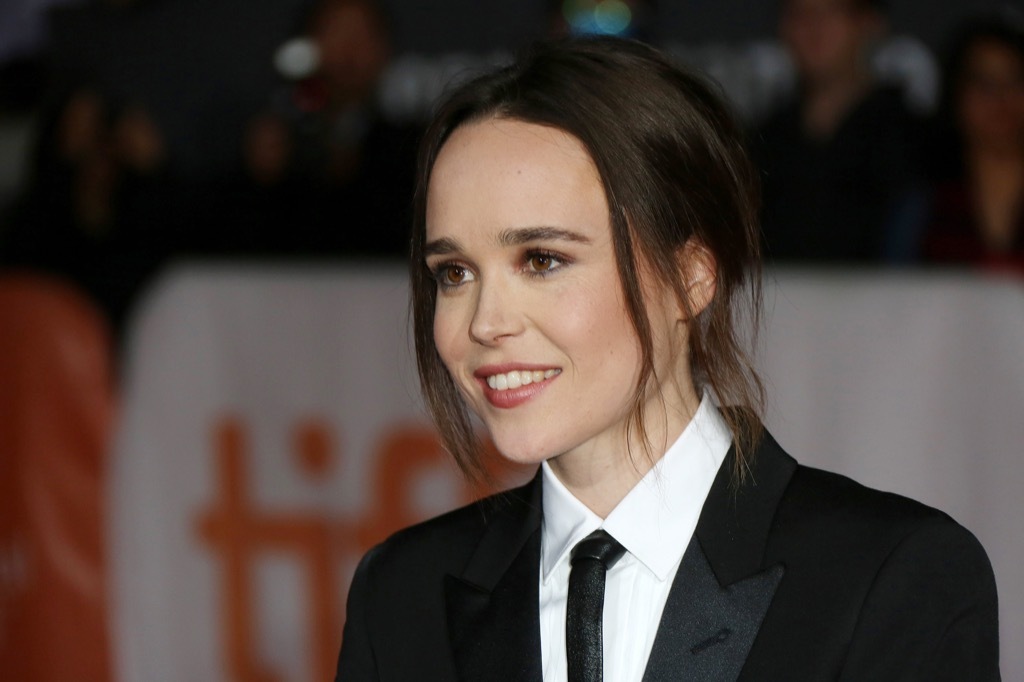 vegan celebrities - Actress Ellen Page attends the 'Freeheld' premiere during the 2015 Toronto International Film Festival at Roy Thomson Hall on September 13, 2015 in Toronto, Canada. - Image