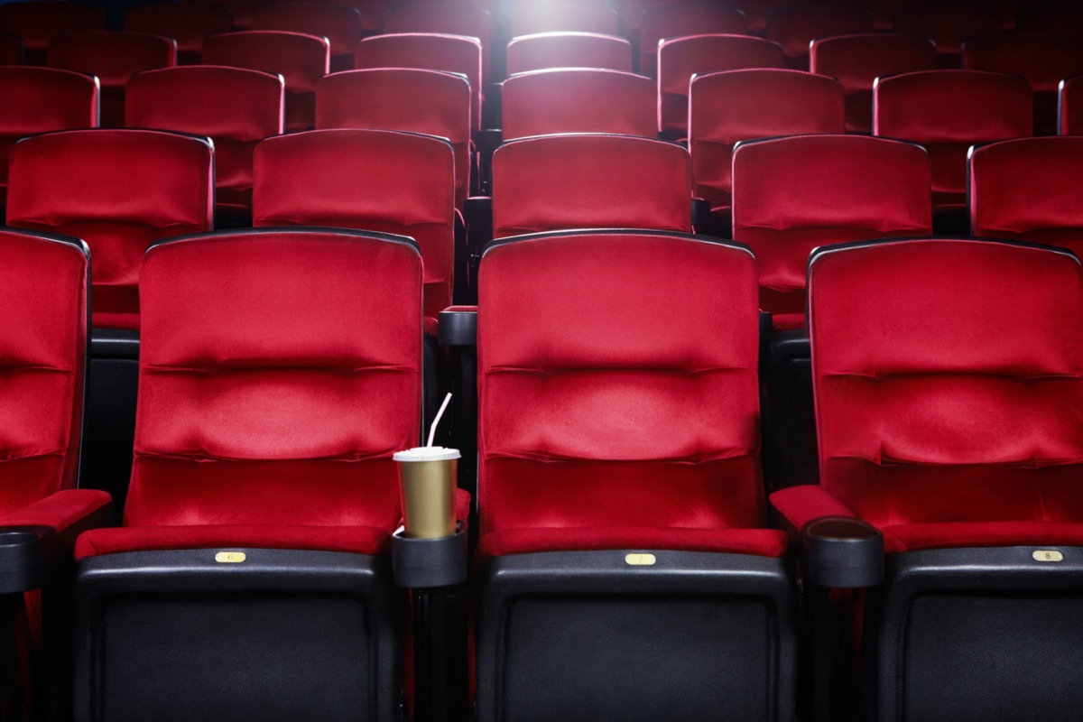 empty movie theater seats