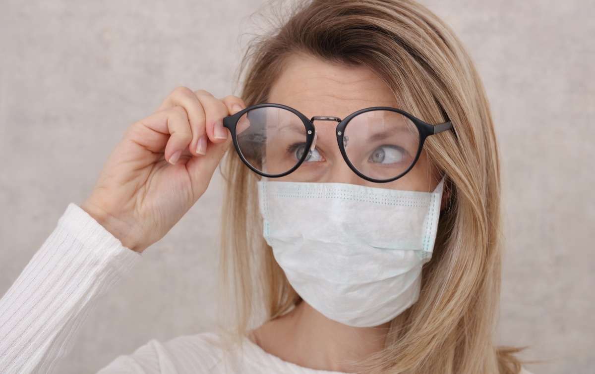 Medical mask and Glasses fogging