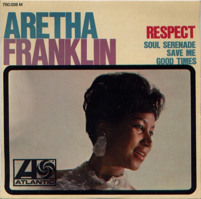 aretha franklin respect record cover