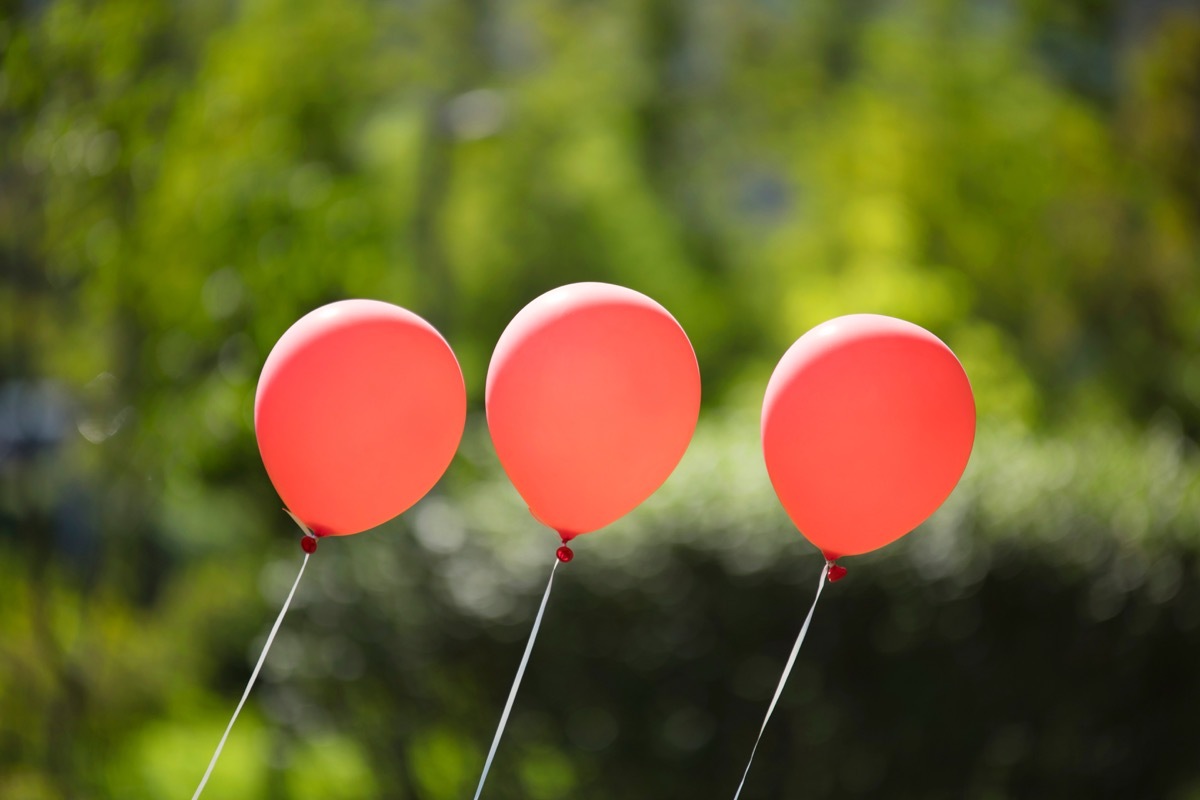 red balloons