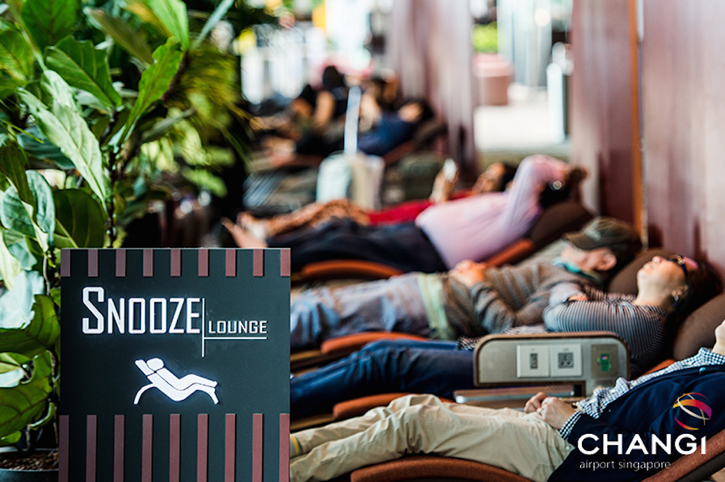 CHANGI AIRPORT SNOOZE LOUNGE