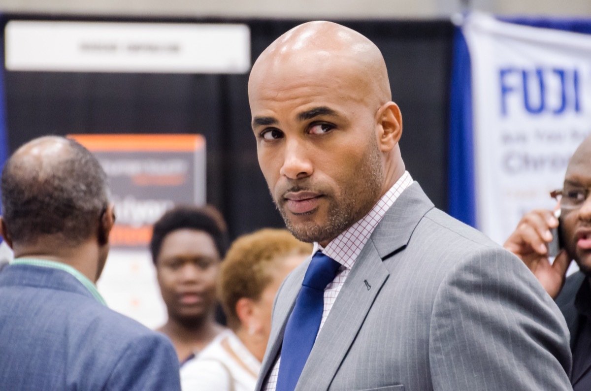 Dallas, Texas / USA - August 30, 2013: Hollywood Actor Boris Kodjoe in the Dallas Convention Center - Image