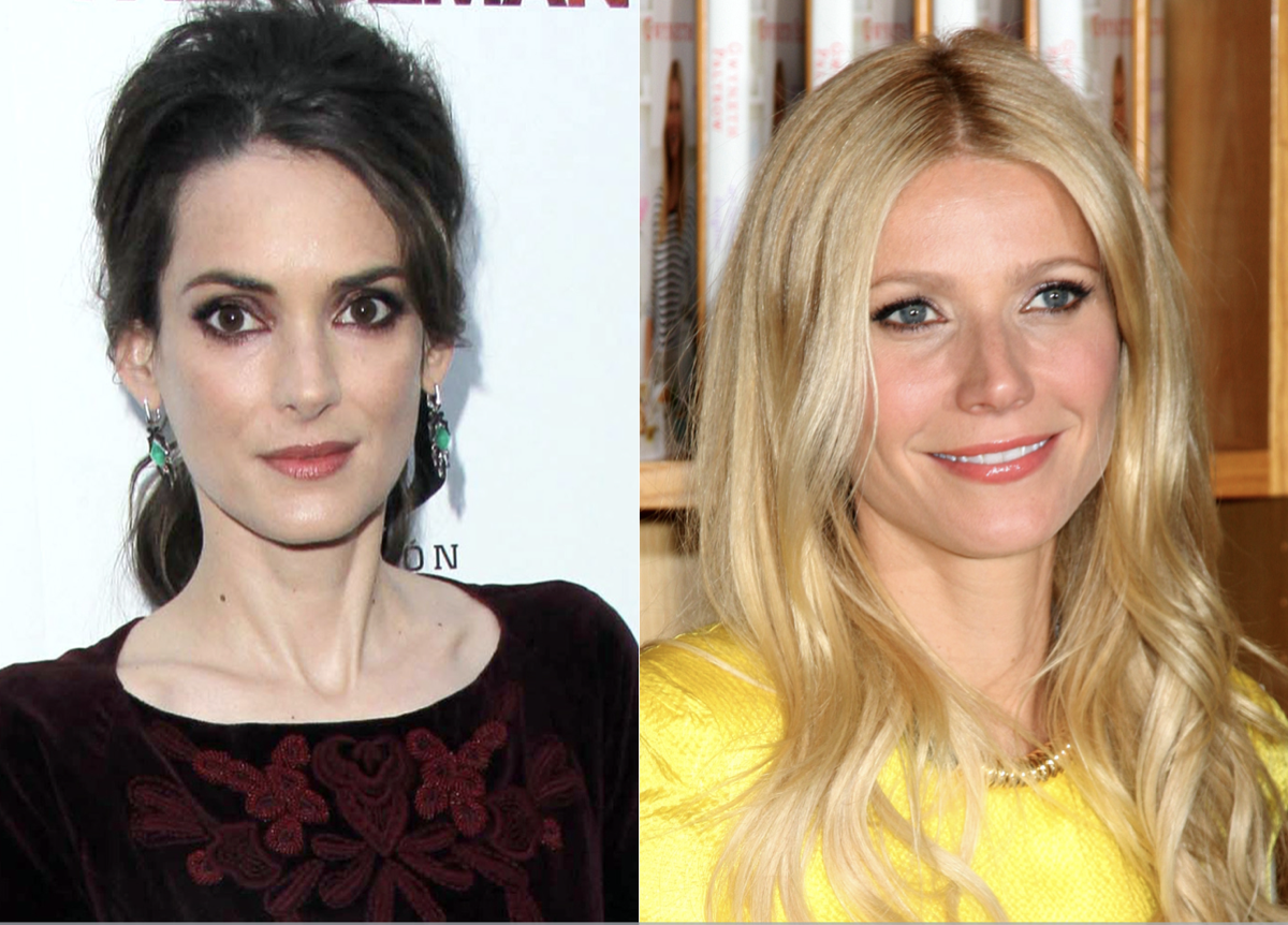 Winona Ryder and Gwyneth Paltrow