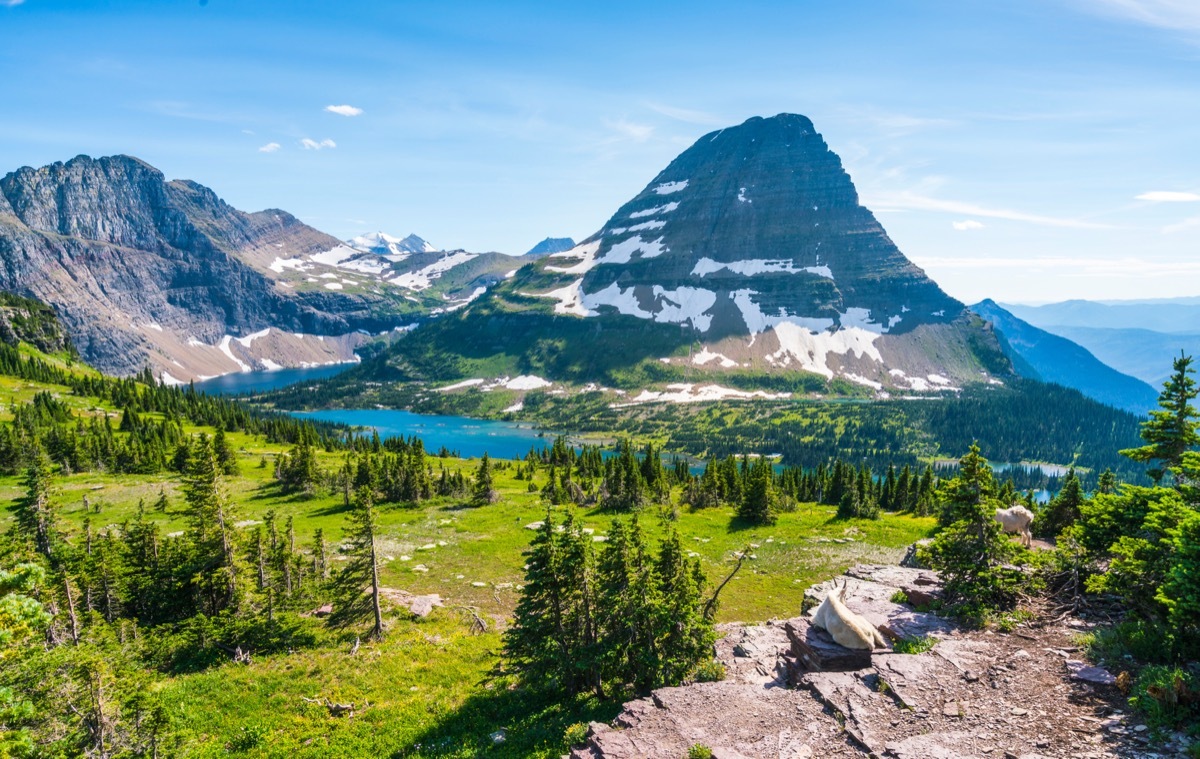 logan pass at Glacier National Park