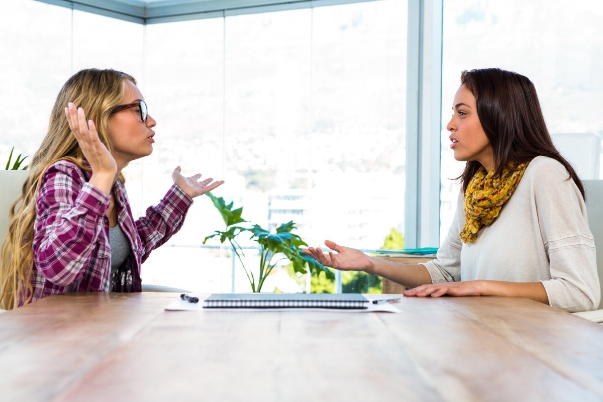 Two Coworkers Arguing