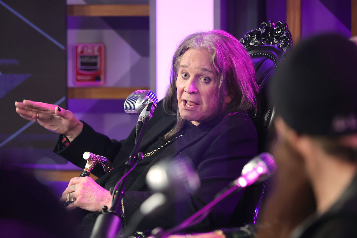 Ozzy Osbourne at SiriusXM Studio in July 2022