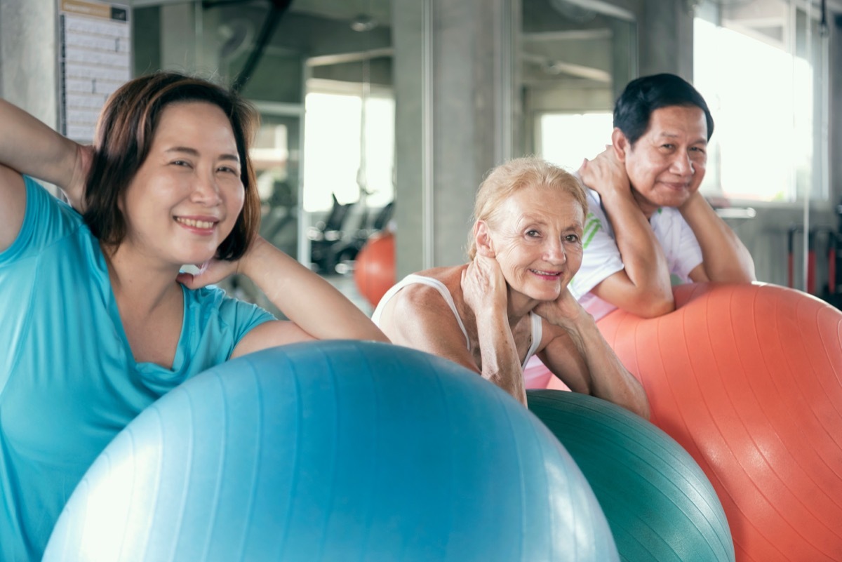 yoga ball workout how to make friends as an adult