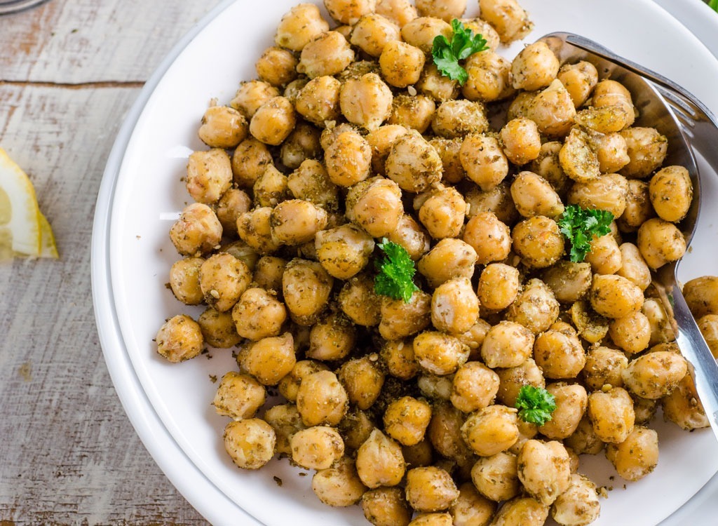 Chickpeas high fiber foods