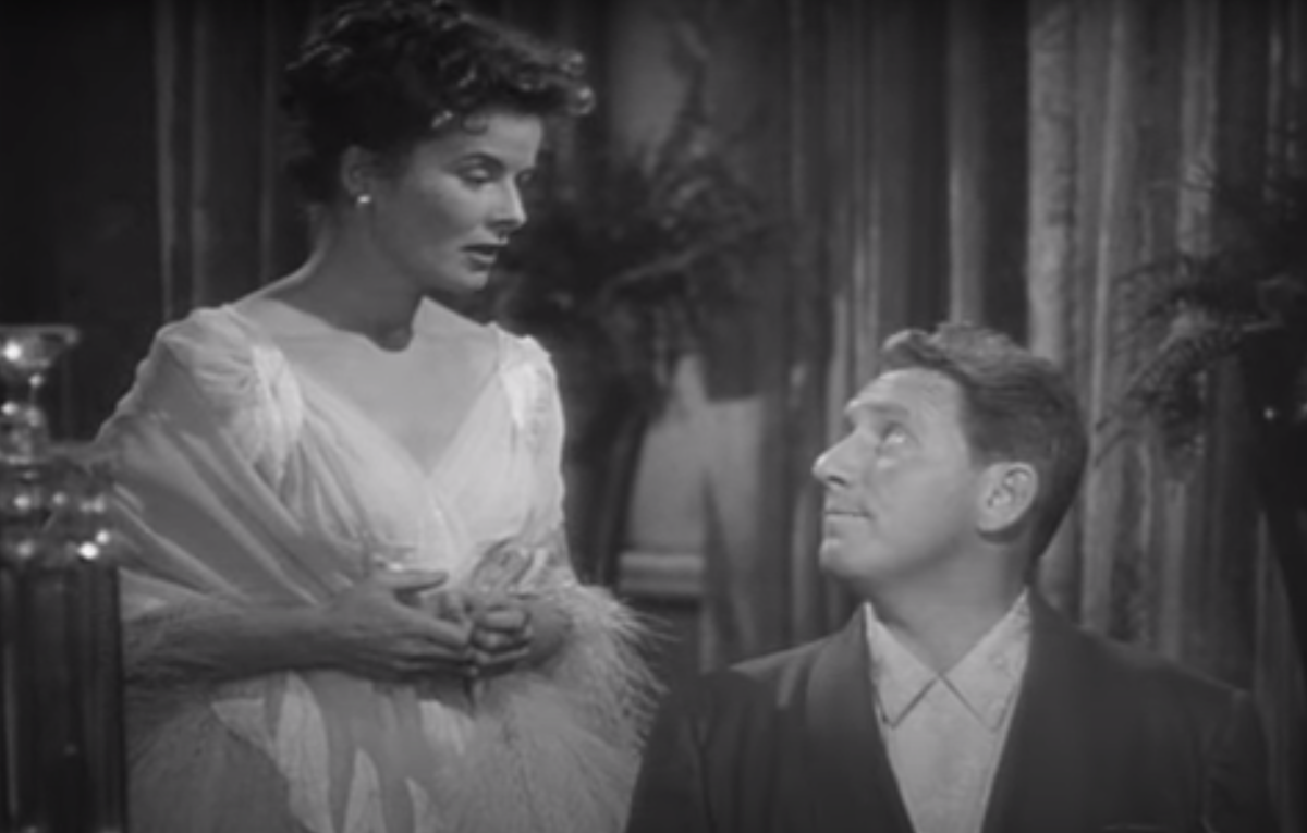 Spencer Tracy and Katharine Hepburn in 