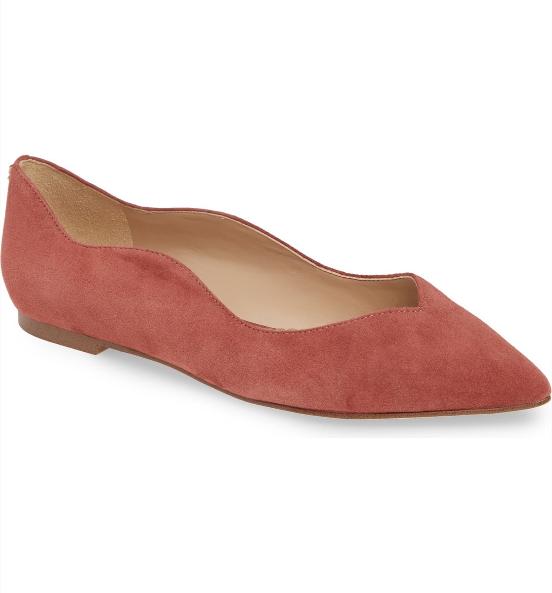 orange scalloped flats, Nordstrom anniversary sale