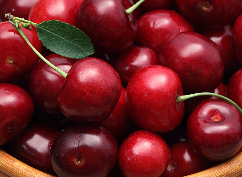 Basket of cherries