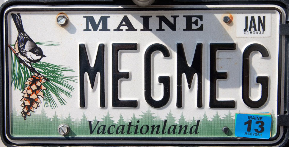 maine license plate