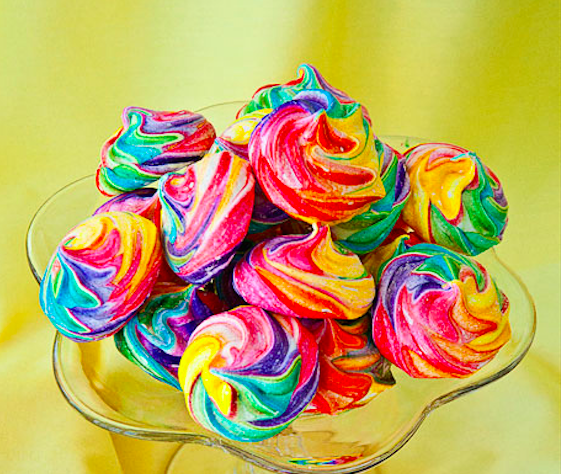 15. Rainbow Meringue Cookies AKA Unicorn Farts