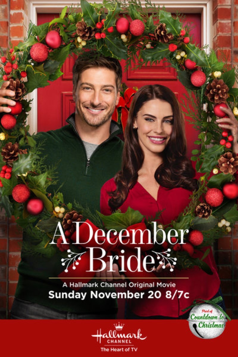 A December Bride Hallmark movie poster