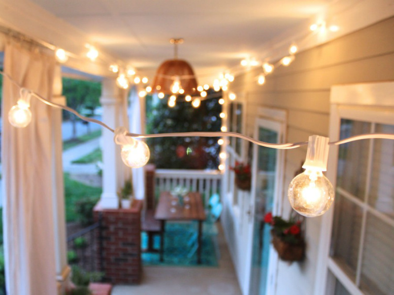 String Lights DIY Decorating Ideas 2