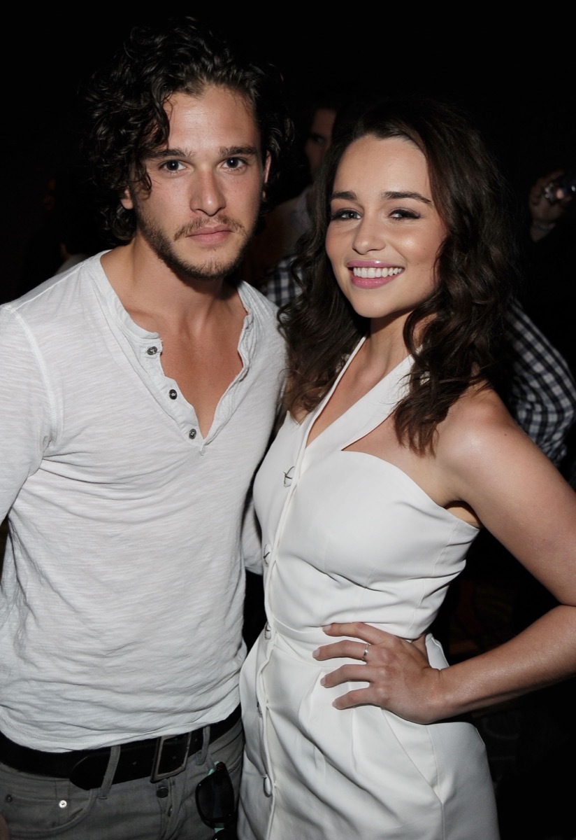 Kit Harington and Emilia Clarke in 2011