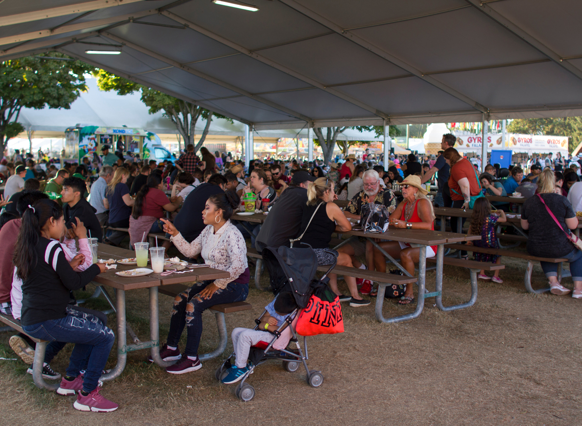 State fair food court