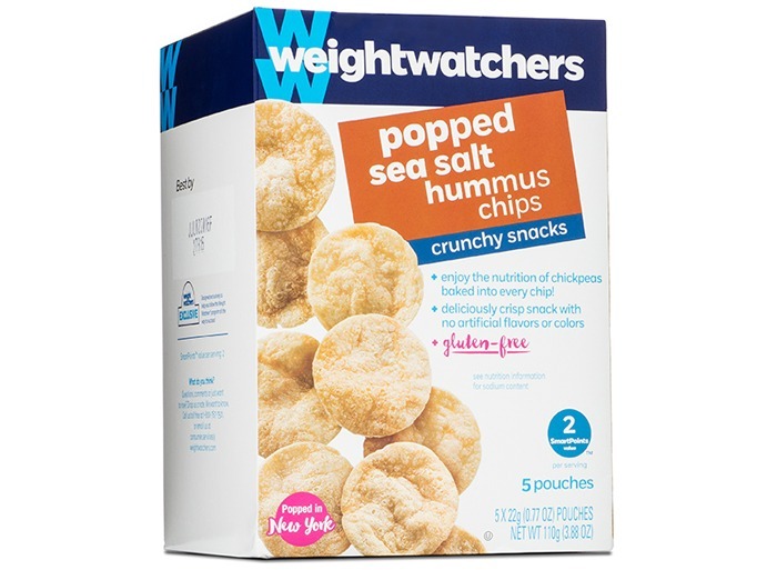 Weight watchers Popped Sea Salt Hummus Chips