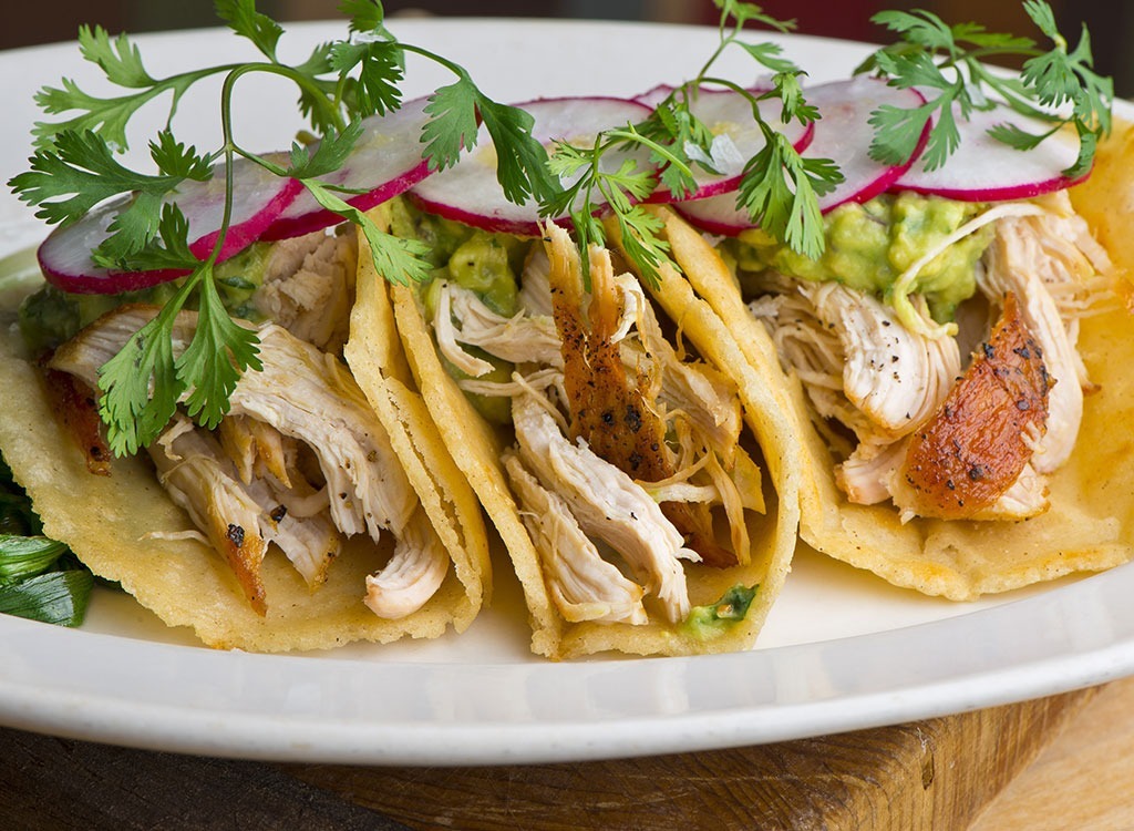 leftover turkey tacos