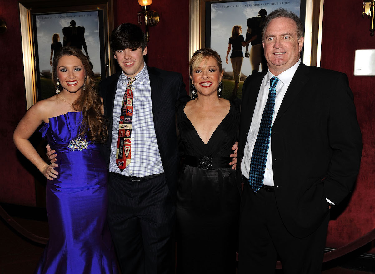 Collins Tuohy, Sean Tuohy Jr. Leigh Anne Tuohy and Sean Tuohy at the premiere of 