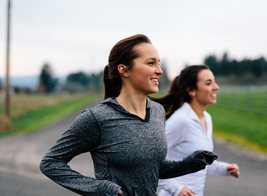 Women running